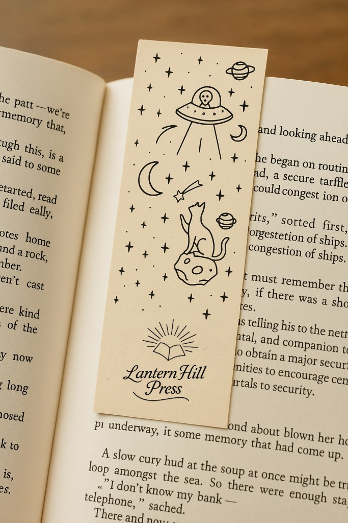 illustration design on a bookmark