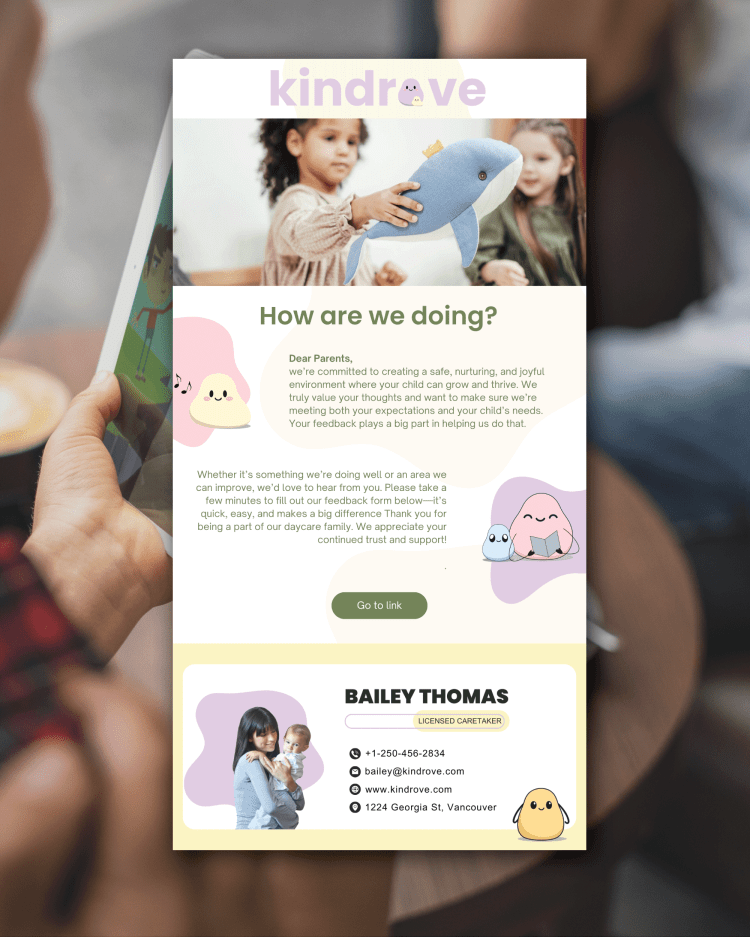 email template design