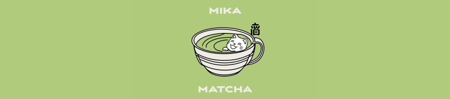MIKA MATCHA CAT LOGO